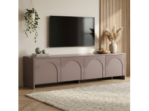 Aurelia" wooden TV stand - 180 x 32 x 45 cm - Atlas 2