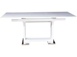 "Toda" dining table - 140/180 x 90 x 77 cm - White 2