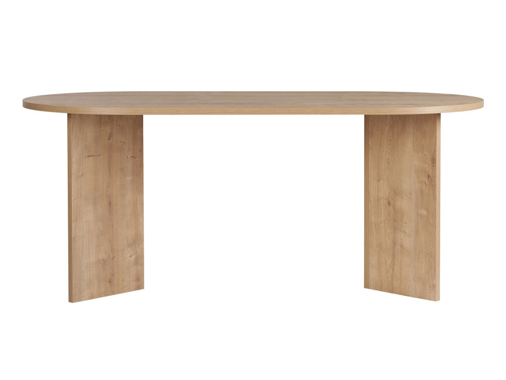 Sablin" wooden dining table 180 x 90 x 75 cm - Sapphire oak