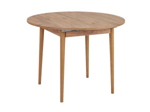 Viona" extendable wooden dining table 100 x 100 x 75 cm - Atlantic pine