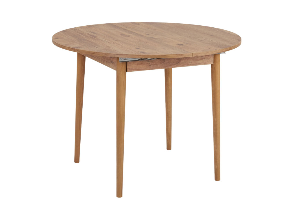 Viona" extendable wooden dining table 100 x 100 x 75 cm - Atlantic pine