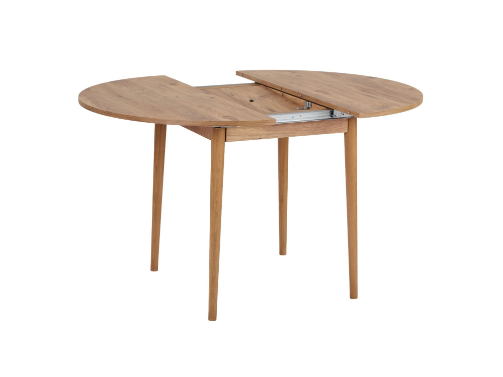 Viona" extendable wooden dining table 100 x 100 x 75 cm - Atlantic pine