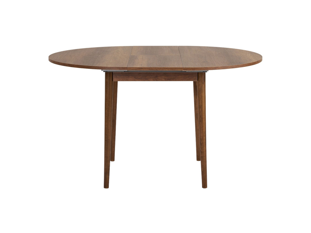 Viona" extendable wooden dining table 100 x 100 x 75 cm - Barok Walnut
