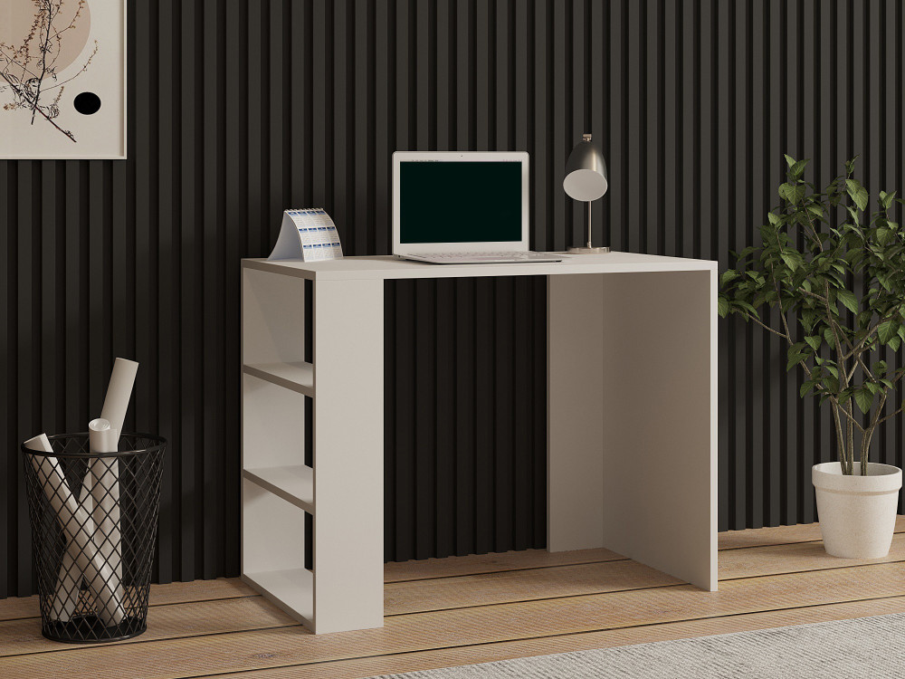 Cool" wooden desk - 90 x 50 x 70 cm - White