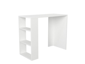 Netenya" wooden desk - 90 x 40 x 74 cm - White