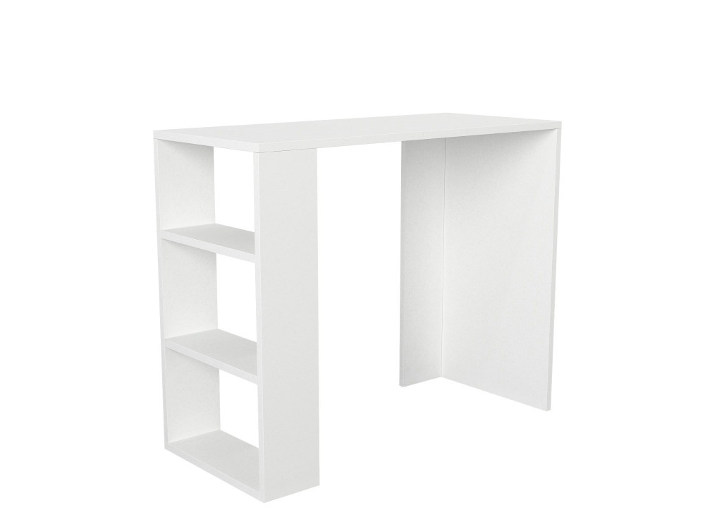 Netenya" wooden desk - 90 x 40 x 74 cm - White