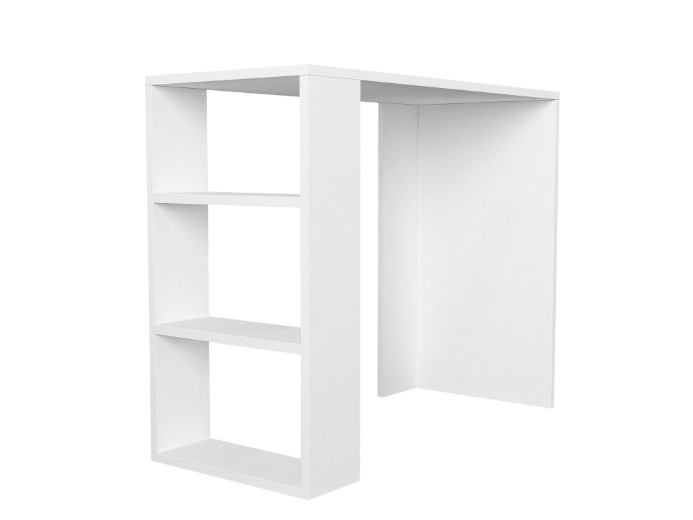 Netenya" wooden desk - 90 x 40 x 74 cm - White