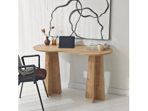 infinite" wooden desk 120 x 60 x 75 cm - Sapphire oak 2