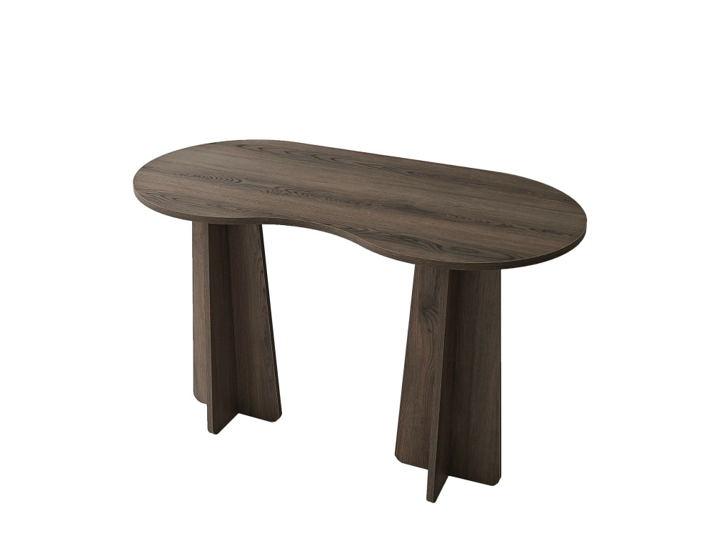 infinite" wooden desk 120 x 60 x 75 cm - Walnut