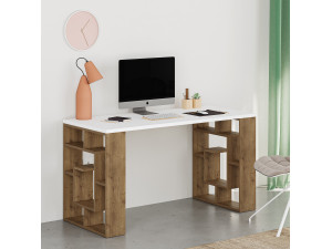 Maze" wooden desk 140 x 60 x 75 cm - White 2