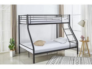 Bunk bed "LEO" - Black - Metal 2