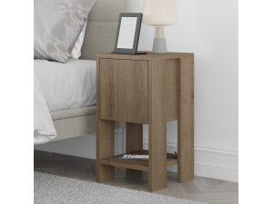 Wooden bedside table "Ema" 30 x 30 x 55 cm - Hitit 2