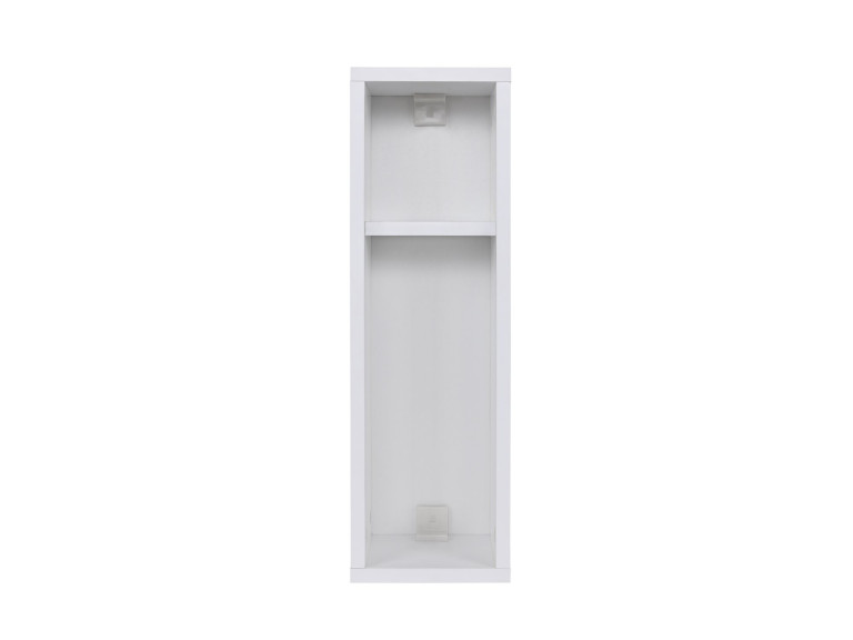 Turra" wooden bedside table - 20 x 15 x 65 cm - White