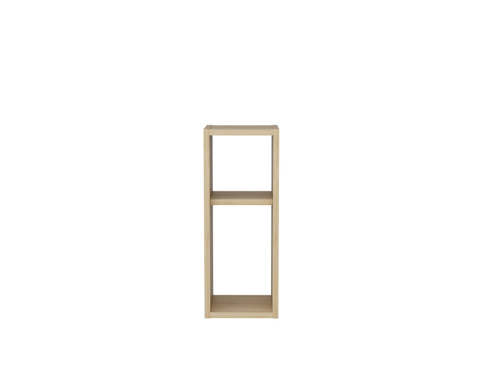 Sault" wooden bedside table - 23 x 22 x 60 cm - Beige