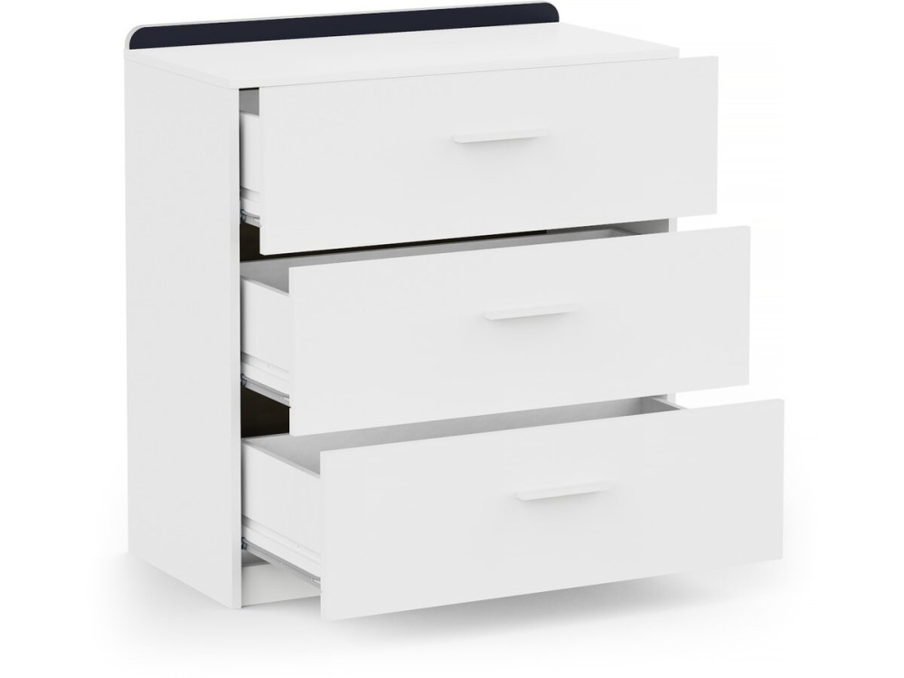 "Reverso" children's chest of drawers - Matte white