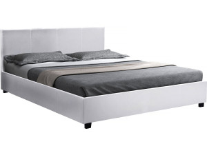 Storage bed  "Carla" - 140 x 190 cm  - White