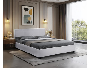Storage bed  "Carla" - 160 x 200 cm - White 2