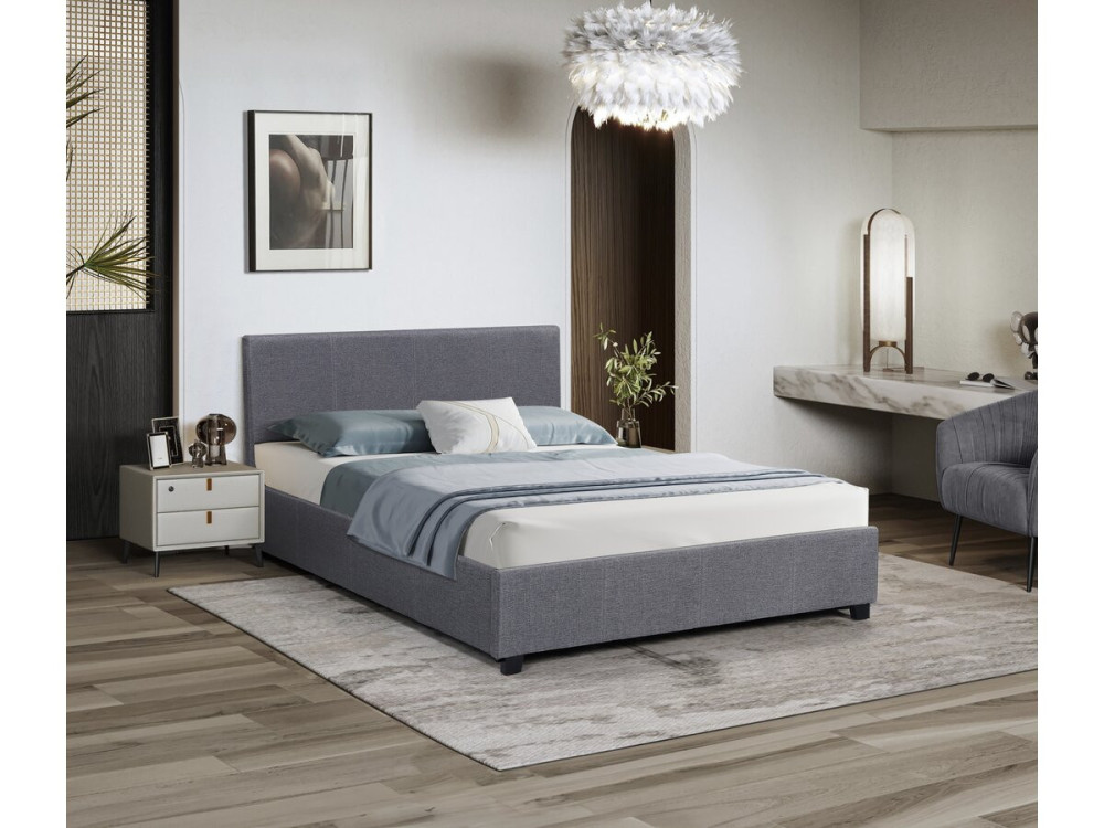 "Carla" chest bed - 180 x 200 Grey
