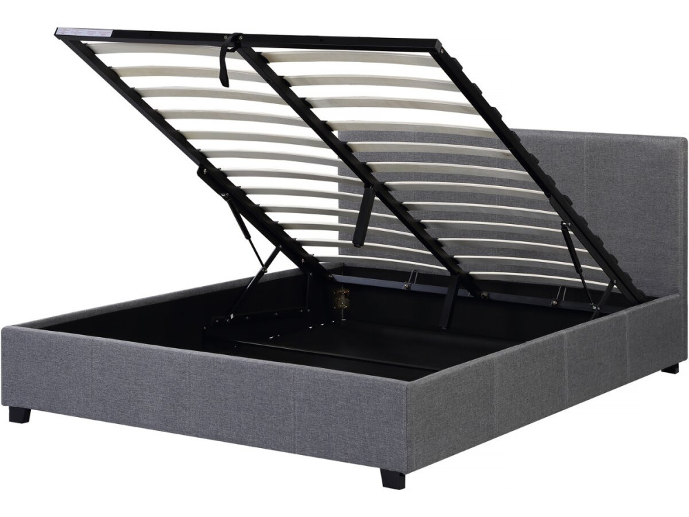 "Carla" chest bed - 180 x 200 Grey