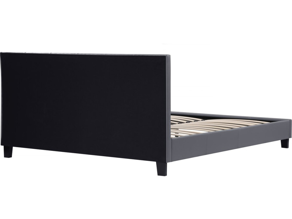 "Julia" Bed - 140 x 190 cm - Grey