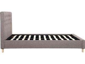"Emmy" bed - 140 x 190 cm - Taupe 2
