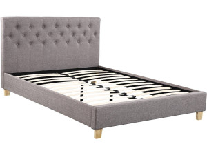 Bed "Emmy" - 160 x 200 cm - Taupe colour