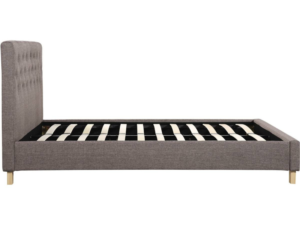 Bed "Emmy" - 160 x 200 cm - Taupe colour