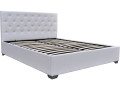 Single bed with storage space "TINO" - 90 × 190 cm - Grey - White