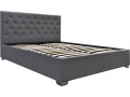 Double bed with storage space "TINO" - 140 × 190 cm - Grey - GREY