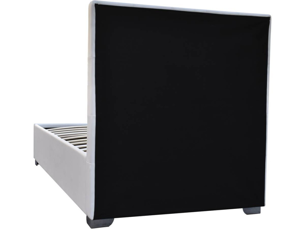 Single bed with storage space "TINO" - 90 × 190 cm - White