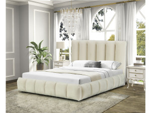 Annie bed with storage 160 x 200 cm - Beige 2