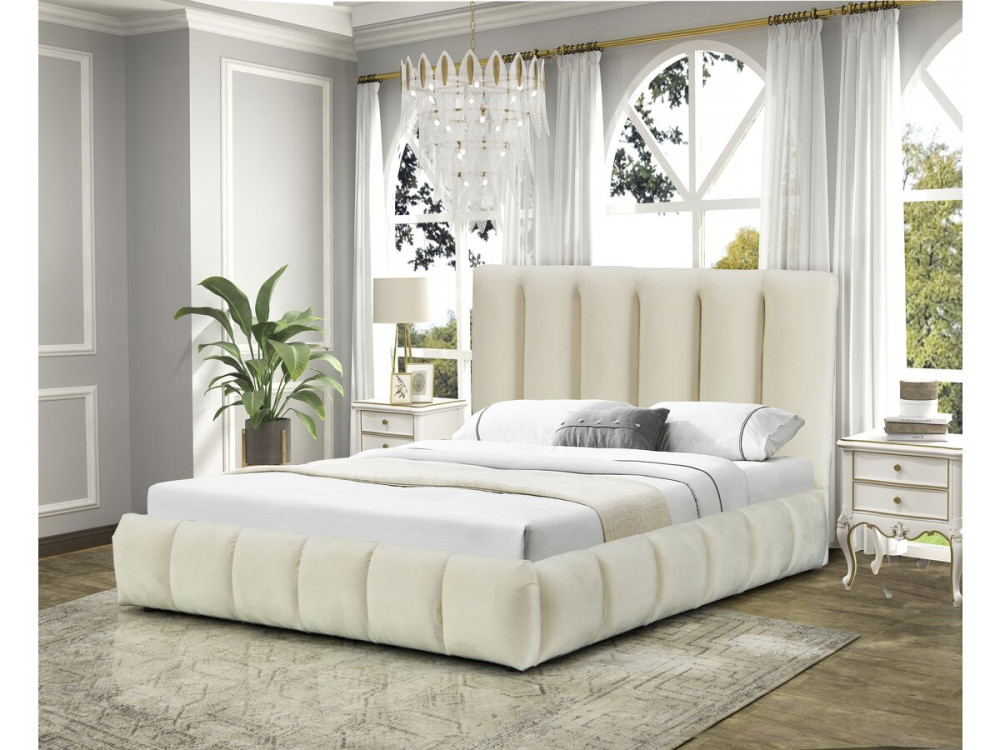 Annie bed with storage 160 x 200 cm - Beige