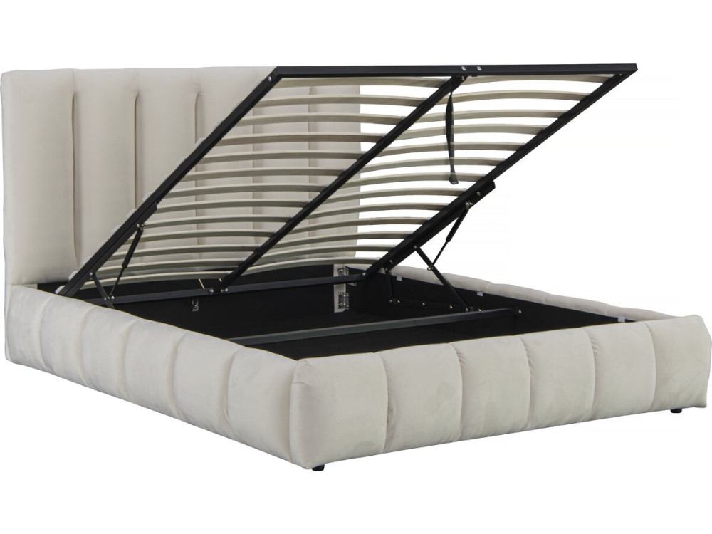 Annie bed with storage 160 x 200 cm - Beige