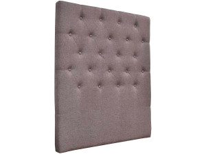 PADDED HEADBOARD 90CM DECO  MADE OF FABRIC - TAUPE 2