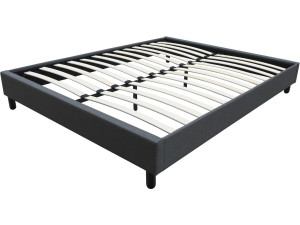 Andy fabric box spring - 160 x 200 cm - Anthracite gray 2
