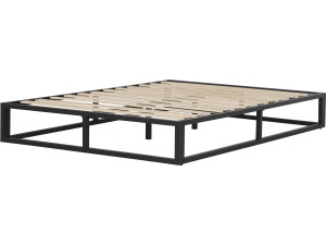 Metal bed frame 160 x 200 cm - Black