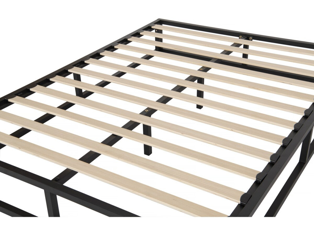 Metal bed frame 160 x 200 cm - Black