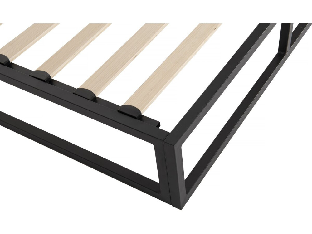 Metal bed frame 160 x 200 cm - Black