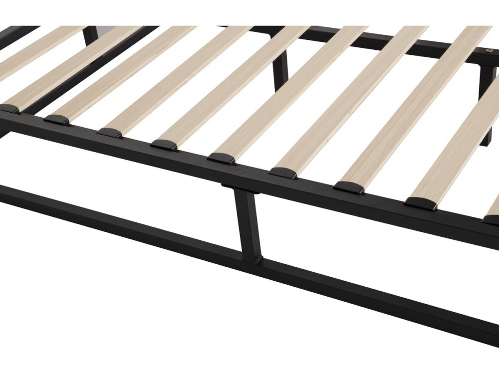 Metal bed frame 160 x 200 cm - Black