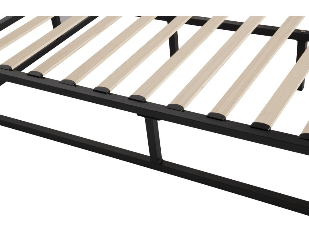 Metal bed frame 140 x 190 cm - Black