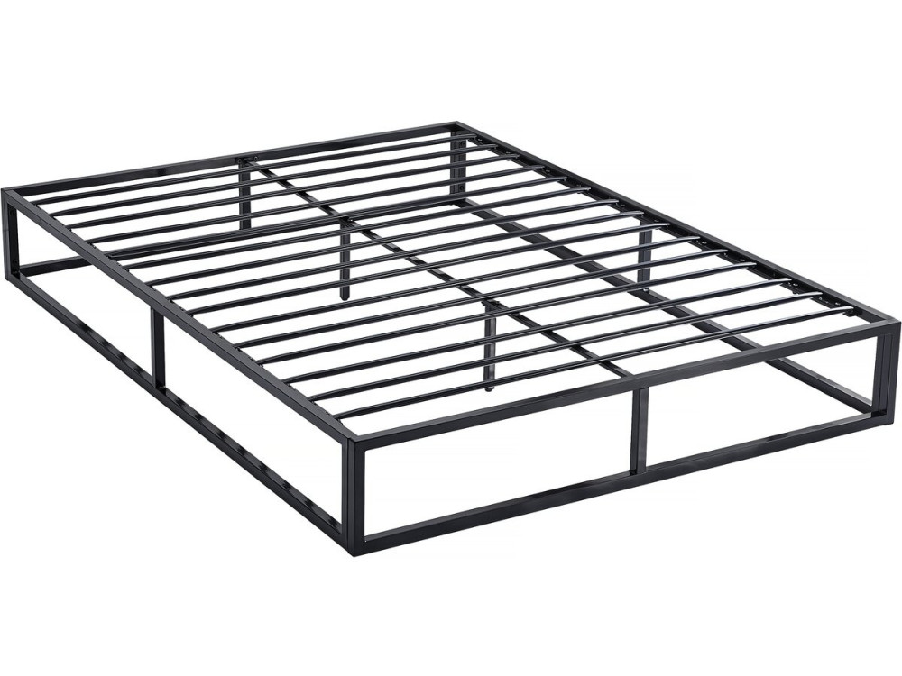 Metal bed frame 140 x 190 - Black