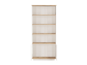FR16" wooden bookcase - 75 x 26 x 168 cm - Atlantic pineWhite