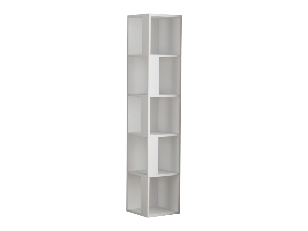 Piano" wooden bookcase - 34 x 34 x 161 cm - White