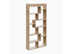 Kuttap" wooden bookcase - 90 x 22 x 182 cm - Pine