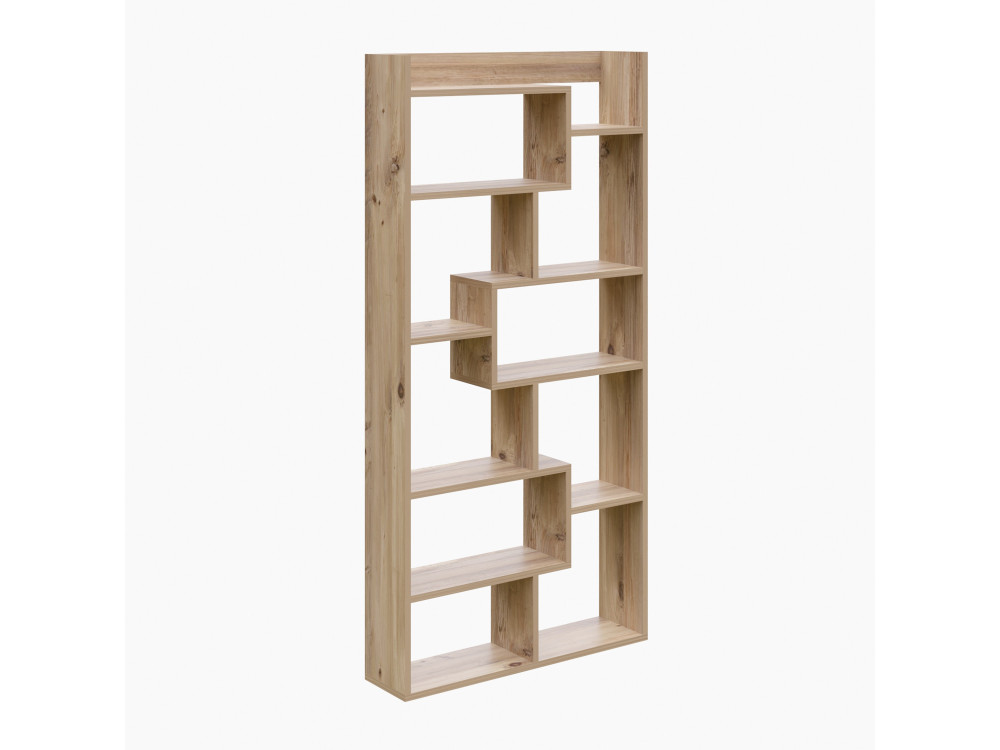 Kuttap" wooden bookcase - 90 x 22 x 182 cm - Pine
