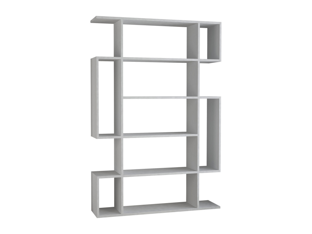 Mito" wooden bookcase 110 x 25.5 x 161 cm - White