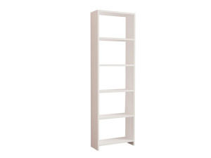 New" wooden bookcase - 50 x 19 x 160 cm - White