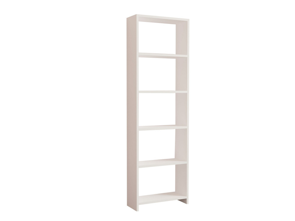 New" wooden bookcase - 50 x 19 x 160 cm - White