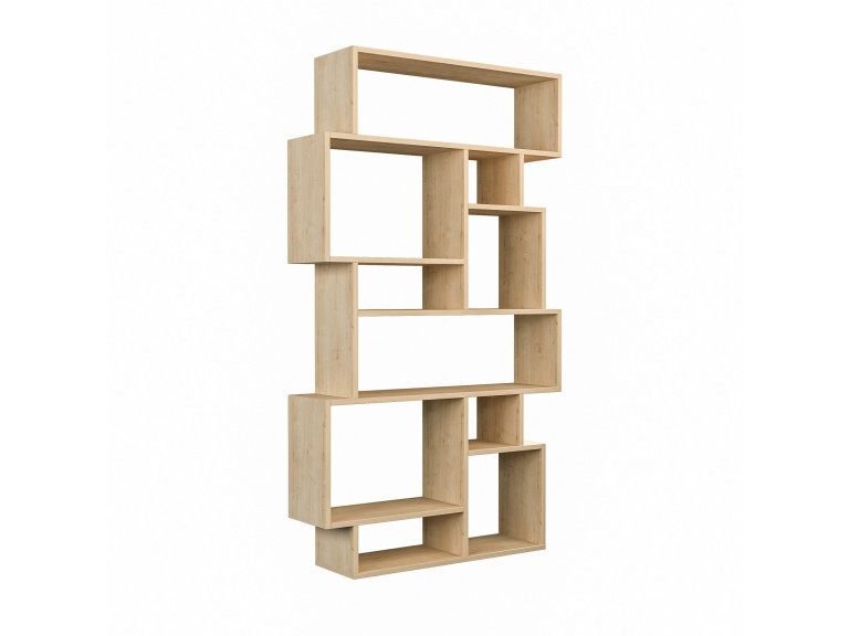 Karmato" wooden bookcase - 96 x 25 x 168 cm - Sonoma oak