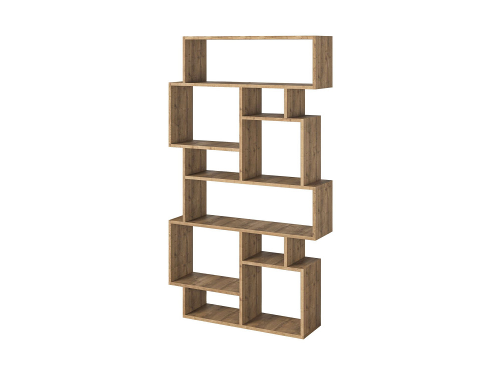 Wooden bookcase "Karmato" 96 x 25.5 x 168.5 cm - Hitit